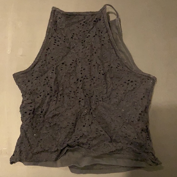 Hollister halter dark navy shirt - Picture 3 of 3